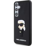 Carcasa Karl Lagerfeld 3D Rubber Ikonik compatibila cu Samsung Galaxy S24, Negru 3 - lerato.ro