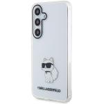 Carcasa Karl Lagerfeld IML Karl and Choupette compatibila cu Samsung Galaxy S24, Transparent 3 - lerato.ro