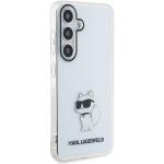 Carcasa Karl Lagerfeld IML Karl and Choupette compatibila cu Samsung Galaxy S24, Transparent 5 - lerato.ro