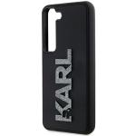 Carcasa Karl Lagerfeld 3D Rubber Glitter Logo compatibila cu Samsung Galaxy S23, Negru 7 - lerato.ro