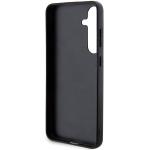 Carcasa Karl Lagerfeld Saffiano Karl and Choupette Metal Pin compatibila cu Samsung Galaxy S24, Negru 8 - lerato.ro