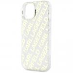 Carcasa Karl Lagerfeld IML Fullover Logo compatibila cu iPhone 15 / 14 / 13, Gold 7 - lerato.ro