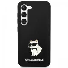 Carcasa Karl Lagerfeld Silicone Choupette compatibila cu Samsung Galaxy S24 Plus, Negru