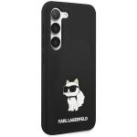 Carcasa Karl Lagerfeld Silicone Choupette compatibila cu Samsung Galaxy S24, Negru 5 - lerato.ro