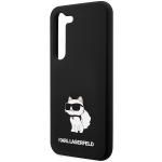 Carcasa Karl Lagerfeld Silicone Choupette compatibila cu Samsung Galaxy S24, Negru 7 - lerato.ro
