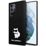 Carcasa Karl Lagerfeld Silicone Choupette compatibila cu Samsung Galaxy S24 Ultra, Negru 4 - lerato.ro