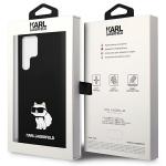 Carcasa Karl Lagerfeld Silicone Choupette compatibila cu Samsung Galaxy S24 Ultra, Negru 9 - lerato.ro