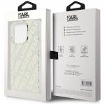 Carcasa Karl Lagerfeld IML Fullover Logo compatibila cu iPhone 15 Pro Max, Gold 9 - lerato.ro