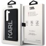Carcasa Karl Lagerfeld 3D Rubber Glitter Logo compatibila cu Samsung Galaxy S24, Negru 9 - lerato.ro