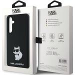 Carcasa Karl Lagerfeld Silicone Choupette compatibila cu Samsung Galaxy A35, Negru 9 - lerato.ro