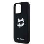 Carcasa Karl Lagerfeld Silicone Choupette Head cu MagSafe compatibila cu iPhone 15 Pro Max, Negru 7 - lerato.ro