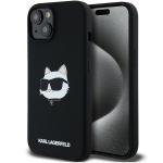 Carcasa Karl Lagerfeld Silicone Choupette Head cu MagSafe compatibila cu iPhone 15 / 14 / 13, Negru 4 - lerato.ro