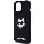 Carcasa Karl Lagerfeld Silicone Choupette Head cu MagSafe compatibila cu iPhone 15 / 14 / 13, Negru 7 - lerato.ro