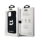 Carcasa Karl Lagerfeld Silicone Choupette Head cu MagSafe compatibila cu iPhone 15 / 14 / 13, Negru 9 - lerato.ro