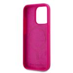 Carcasa Karl Lagerfeld Silicone Choupette Head cu MagSafe compatibila cu iPhone 15 Pro Max, Roz 8 - lerato.ro