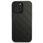 Carcasa Karl Lagerfeld Perforated Allover compatibila cu iPhone 13 Pro Max, Negru 2 - lerato.ro