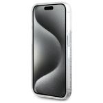Carcasa Karl Lagerfeld Liquid Glitter Karl and Choupette Head cu MagSafe compatibila cu iPhone 15 Pro Max, Transparent 6 - lerato.ro