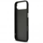 Carcasa Karl Lagerfeld FW Grained Karl and Choupette Heads Pins compatibila cu iPhone 17 Air, Negru 8 - lerato.ro