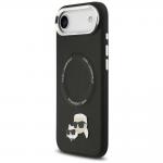Carcasa Karl Lagerfeld Karl and Choupette Pins MagSafe compatibila cu iPhone 17 Air, Negru 3 - lerato.ro