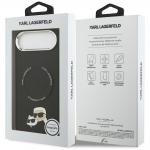 Carcasa Karl Lagerfeld Karl and Choupette Pins MagSafe compatibila cu iPhone 17 Air, Negru 9 - lerato.ro