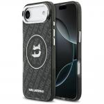 Carcasa Karl Lagerfeld IML Choupette Head Logo cu MagSafe compatibila cu iPhone 17 Air, Negru 4 - lerato.ro