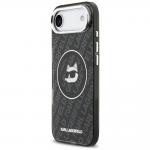 Carcasa Karl Lagerfeld IML Choupette Head Logo cu MagSafe compatibila cu iPhone 17 Air, Negru 3 - lerato.ro