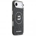 Carcasa Karl Lagerfeld IML Choupette Head Logo cu MagSafe compatibila cu iPhone 17 Air, Negru 5 - lerato.ro