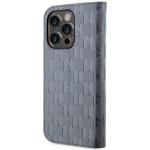 Carcasa Karl Lagerfeld Saffiano Monogram compatibila cu iPhone 14 Pro, Silver 3 - lerato.ro