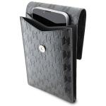 Geanta universala Karl Lagerfeld Saffiano Monogram Choupette, 1.5 x 12 x 2 cm, 2 compartimente, Silver 5 - lerato.ro