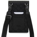 Geanta universala Karl Lagerfeld Saffiano Monogram Choupette, 18.5 x 12 x 2 cm, 2 compartimente, Negru 6 - lerato.ro