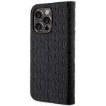 Carcasa Karl Lagerfeld Saffiano Monogram compatibila cu iPhone 14 Pro, Negru 3 - lerato.ro