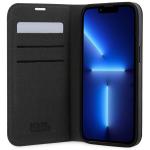 Carcasa Karl Lagerfeld Saffiano Monogram compatibila cu iPhone 14 Pro, Negru 5 - lerato.ro