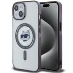 Carcasa Karl Lagerfeld IML Choupette Head Magsafe compatibila cu iPhone 15 Plus, Transparent 4 - lerato.ro