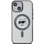 Carcasa Karl Lagerfeld IML Choupette Head Magsafe compatibila cu iPhone 15 Plus, Transparent 2 - lerato.ro