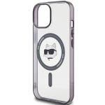 Carcasa Karl Lagerfeld IML Choupette Head Magsafe compatibila cu iPhone 15 Plus, Transparent 7 - lerato.ro