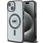 Carcasa Karl Lagerfeld IML Karl Head Magsafe compatibila cu iPhone 15 Plus, Transparent 4 - lerato.ro