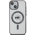 Carcasa Karl Lagerfeld IML Karl Head Magsafe compatibila cu iPhone 15 Plus, Transparent 2 - lerato.ro