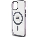 Carcasa Karl Lagerfeld IML Karl Head Magsafe compatibila cu iPhone 15 Plus, Transparent 7 - lerato.ro