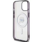 Carcasa Karl Lagerfeld IML Karl Head Magsafe compatibila cu iPhone 15 Plus, Transparent 8 - lerato.ro