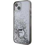 Carcasa Karl Lagerfeld Liquid Glitter Choupette compatibila cu iPhone 15 Plus, Transparent 3 - lerato.ro