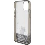 Carcasa Karl Lagerfeld Liquid Glitter Choupette compatibila cu iPhone 15 Plus, Transparent 8 - lerato.ro