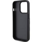 Carcasa Karl Lagerfeld Saffiano Monogram Cardslot and Monogram Choupette compatibila cu iPhone 15 Pro Max, Negru 8 - lerato.ro