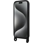 Carcasa Karl Lagerfeld Crossbody Silicone Ikonik compatibila cu iPhone 15, Negru 5 - lerato.ro