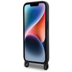 Carcasa Karl Lagerfeld Crossbody Silicone Choupette compatibila cu iPhone 15 Pro Max, Negru 5 - lerato.ro