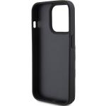Carcasa Karl Lagerfeld Saffiano Monogram Cardslot and Monogram Ikonik compatibila cu iPhone 15 Pro Max, Negru 8 - lerato.ro