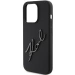Carcasa Karl Lagerfeld Silicone Karl Script compatibila cu iPhone 15 Pro, Negru 7 - lerato.ro