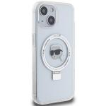 Carcasa Karl Lagerfeld Ring Stand Choupette Head cu MagSafe compatibila cu iPhone 15, Transparent 5 - lerato.ro