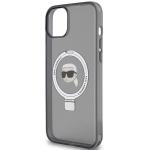 Carcasa Karl Lagerfeld Ring Stand Karl Head cu MagSafe compatibila cu iPhone 15, Negru 7 - lerato.ro