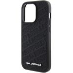 Carcasa Karl Lagerfeld Gripstand Quilted K Pattern compatibila cu iPhone 15 Pro, Negru 7 - lerato.ro