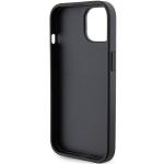 Carcasa Karl Lagerfeld Gripstand Saffiano Karl and Choupette Pin compatibila cu iPhone 15, Negru 8 - lerato.ro